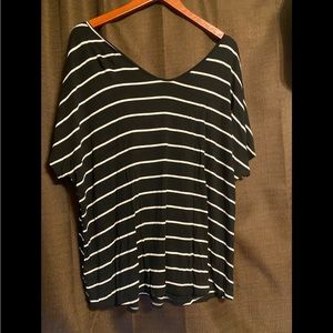 Black/White Stripe Shirt